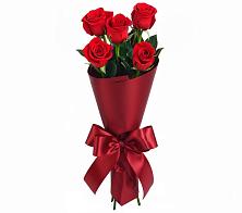 Букет 5 Красных роз Эдлесс Лав в Каргополе