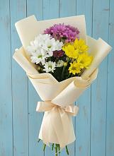 Букет цветов из:  Хризантемы в Каргополе