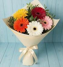 Букет цветов из:  Герберы в Каргополе