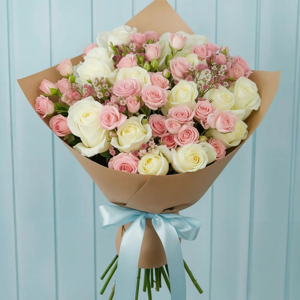 Букет цветов из: Розы в Каргополе