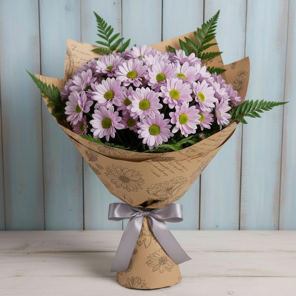 Букет цветов из: Хризантемы в Каргополе