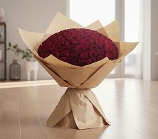 Букет 101 Красная роза в Каргополе