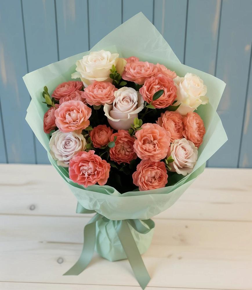 Букет цветов из: Розы в Каргополе