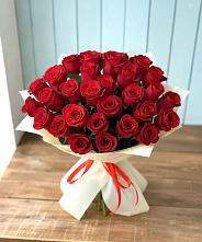Букет 29 Красных роз в Каргополе