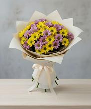 Букет цветов из:  Хризантемы в Каргополе