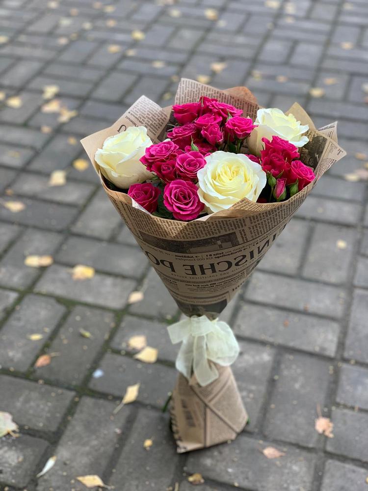 Букет цветов из: Розы в Каргополе